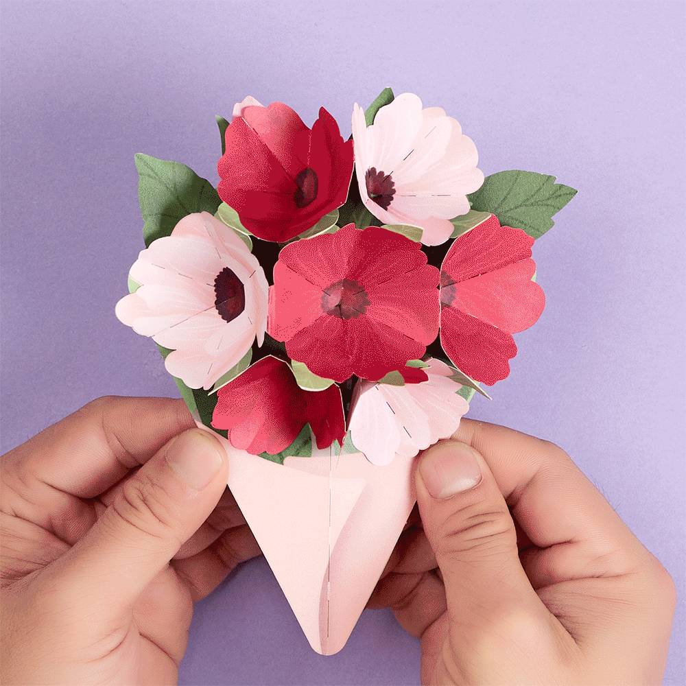 Rosy Ruby Little Blooms (Notecard 5-Pack)