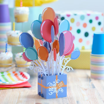 Birthday Balloon Box Giant Pop-Up Gift