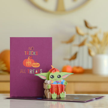 Star Wars? The Mandalorian? Grogu? No Tricks All Treats Pop-Up Card