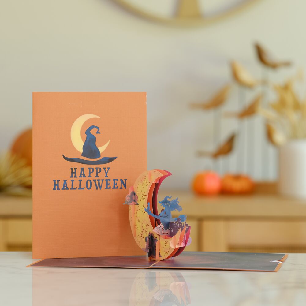 Halloween Witch Pop-Up Card