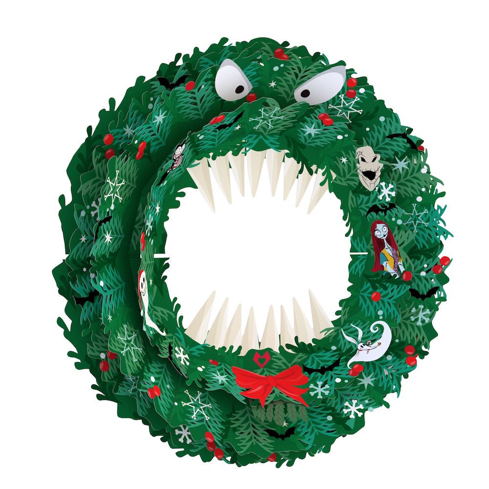 Disney Tim Burton's The Nightmare Before Christmas Monster Wreath