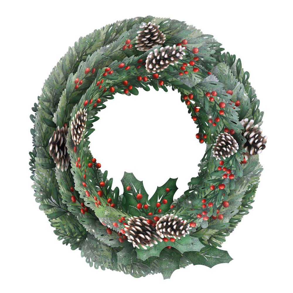 Winter Greens Wreath