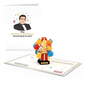 The Office Birthday Dundie Award Pop-Up Card
