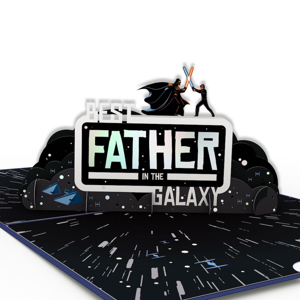 Star Wars? Darth Vader? Best Father Pop-Up Card