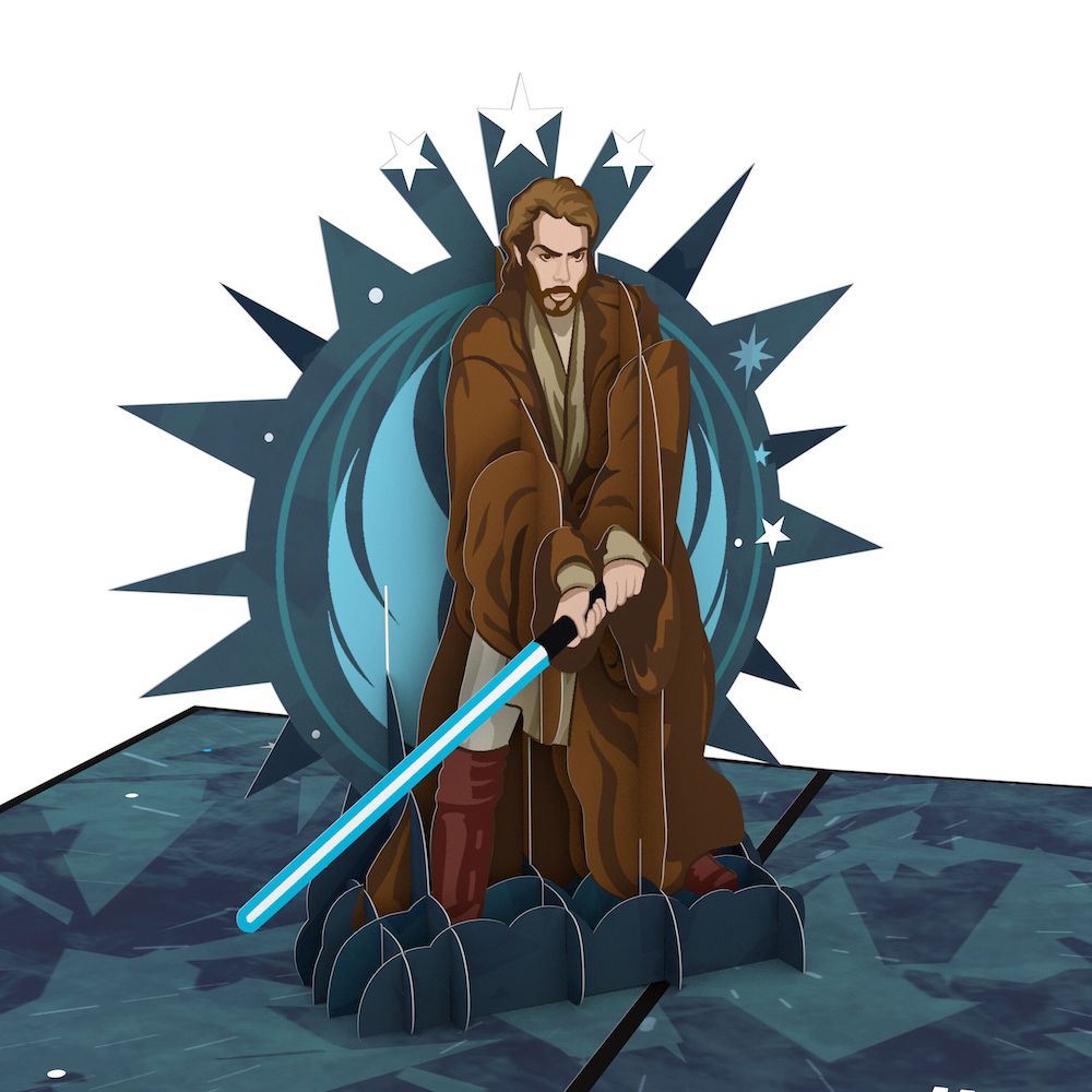 Star Wars? Obi-Wan Kenobi? Jedi Birthday Pop-Up Card
