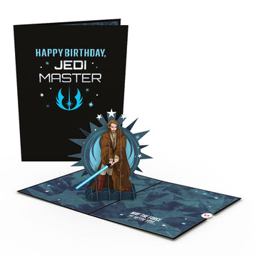 Star Wars? Obi-Wan Kenobi? Jedi Birthday Pop-Up Card