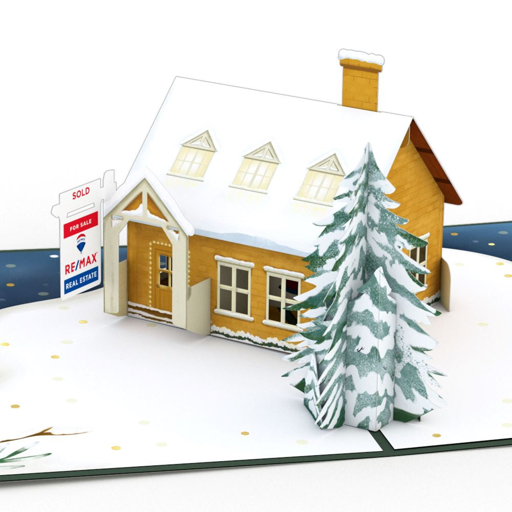 RE/MAX? Happy Holidays House Pop-Up Card