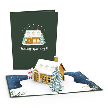 RE/MAX? Happy Holidays House Pop-Up Card