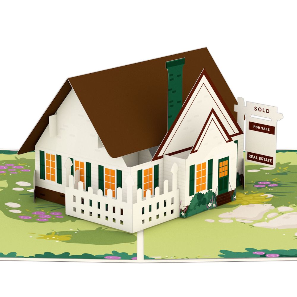 House for Sale Pop-Up Card
