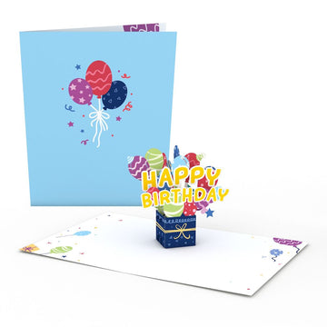 Happy Birthday Balloon Box: Paperpop? Card