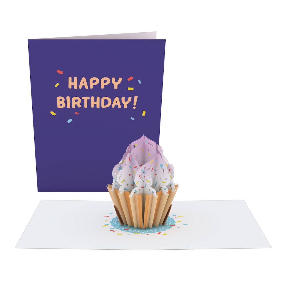 Happy Birthday Sprinkles Cupcake: Paperpop? Card