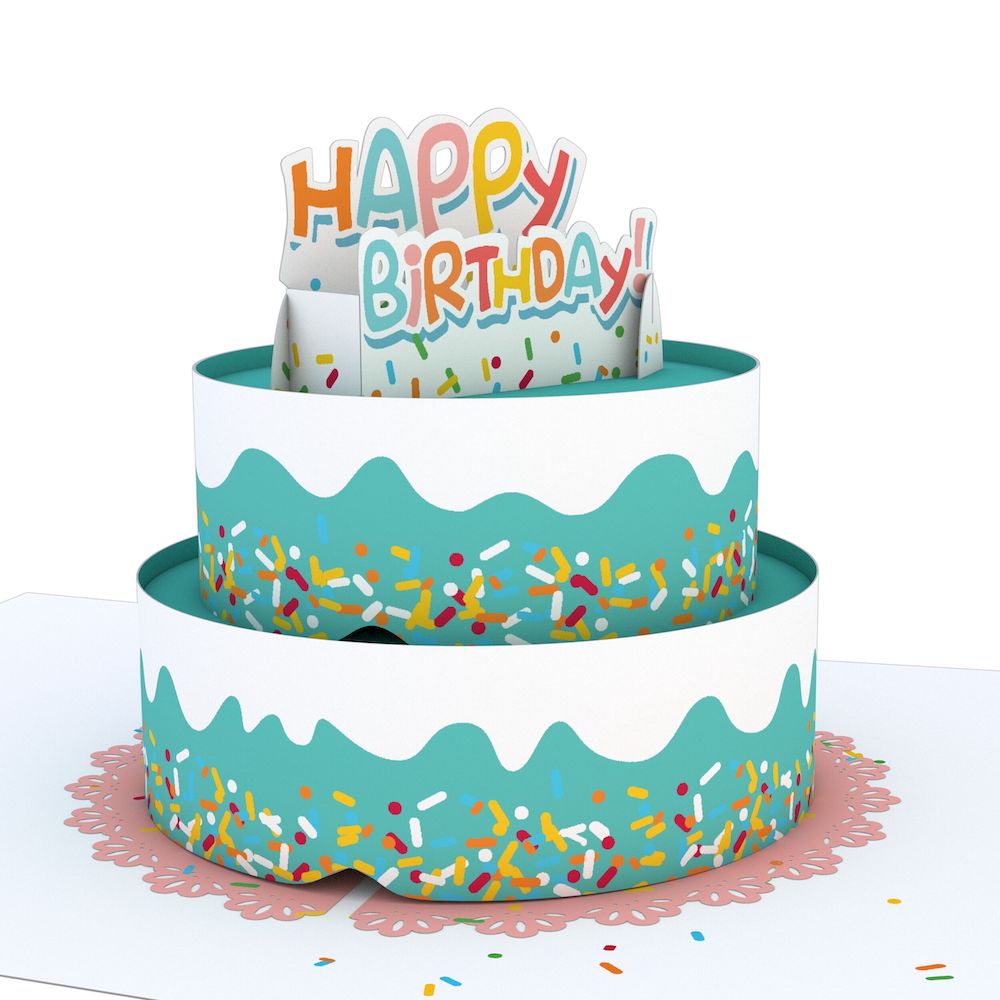 Happy Birthday Fun Sprinkles Cake: Paperpop? Card