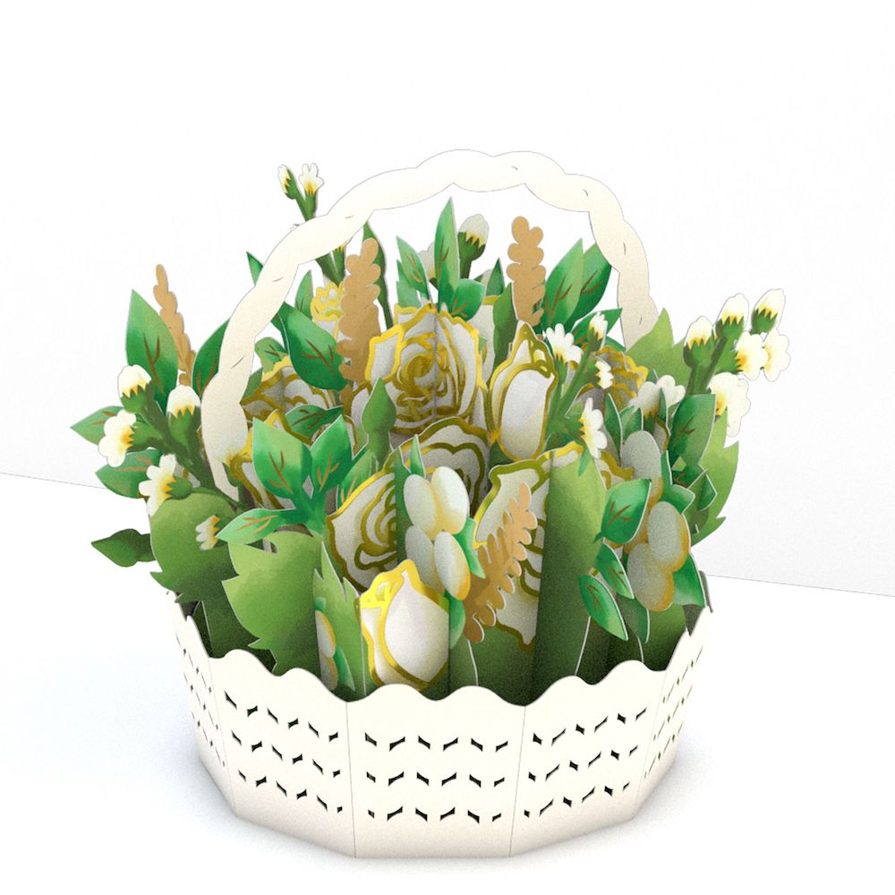 Sympathy Flower Basket: Paperpop? Card