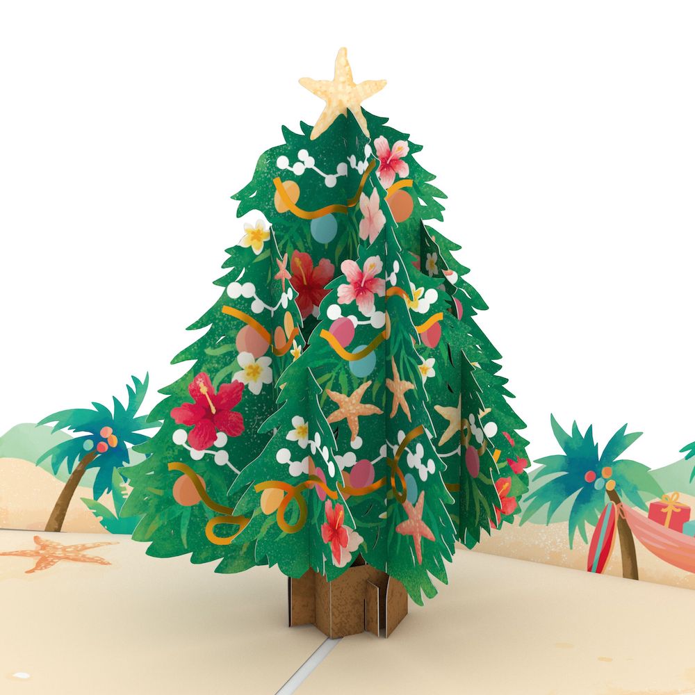 Warm Wishes Christmas Tree Pop-Up Card