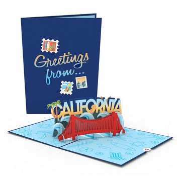 California Pop-Up Card