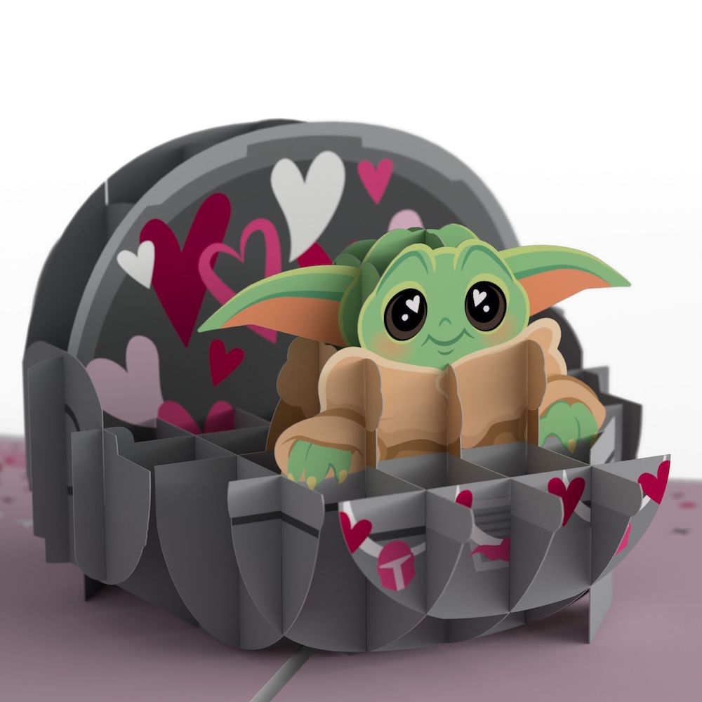Star Wars? The Mandalorian? Grogu? Love is the Way Pop-Up Card
