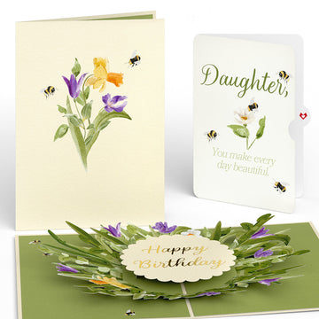 Bloom Birthday Pop-Up Card and Sentiment Set for Daughter