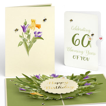 Bloom 60th Birthday Pop-Up Card and Sentiment Set