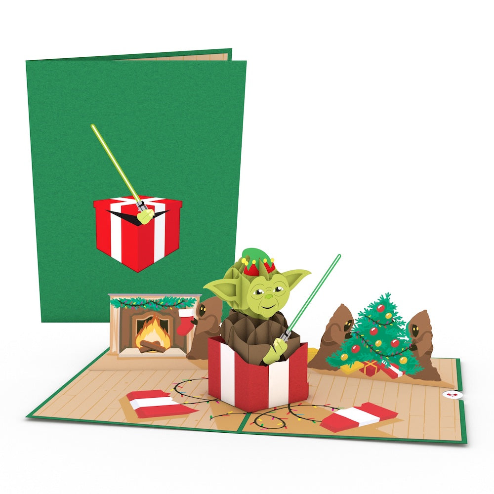 Star Wars? Yoda? Present Pop-Up Card